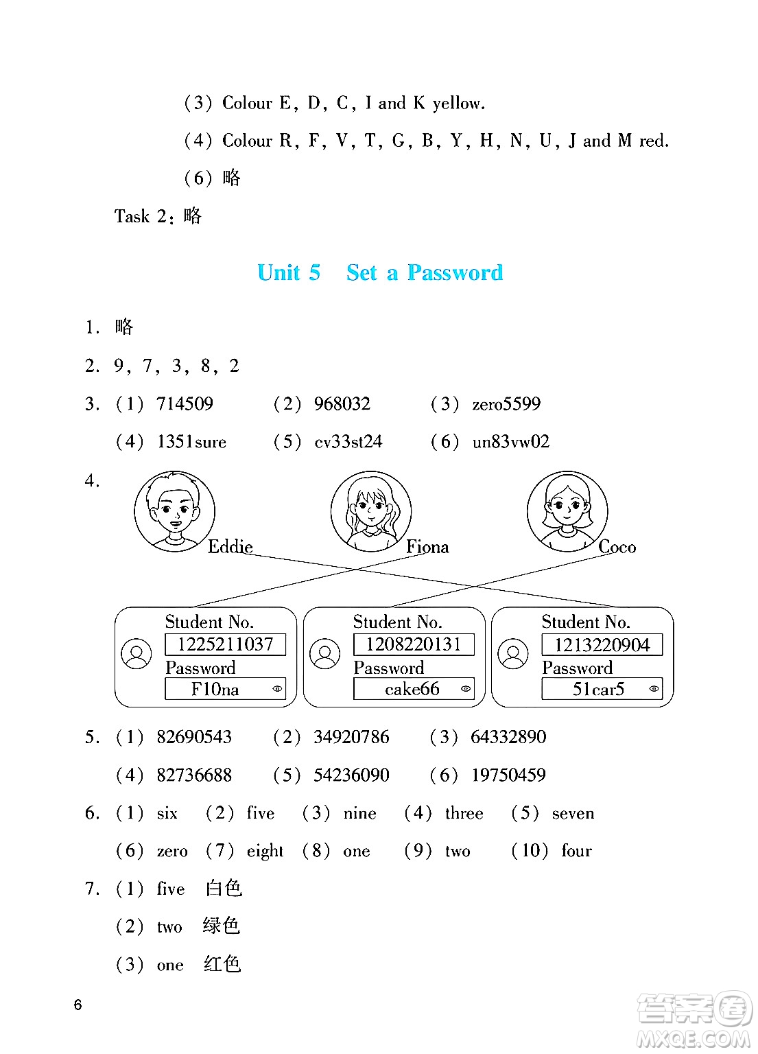 廣州出版社2024年秋陽(yáng)光學(xué)業(yè)評(píng)價(jià)三年級(jí)英語(yǔ)上冊(cè)教科版答案