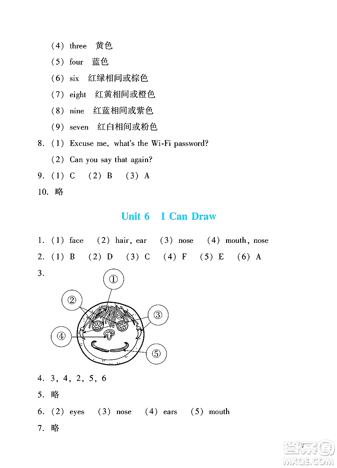 廣州出版社2024年秋陽(yáng)光學(xué)業(yè)評(píng)價(jià)三年級(jí)英語(yǔ)上冊(cè)教科版答案