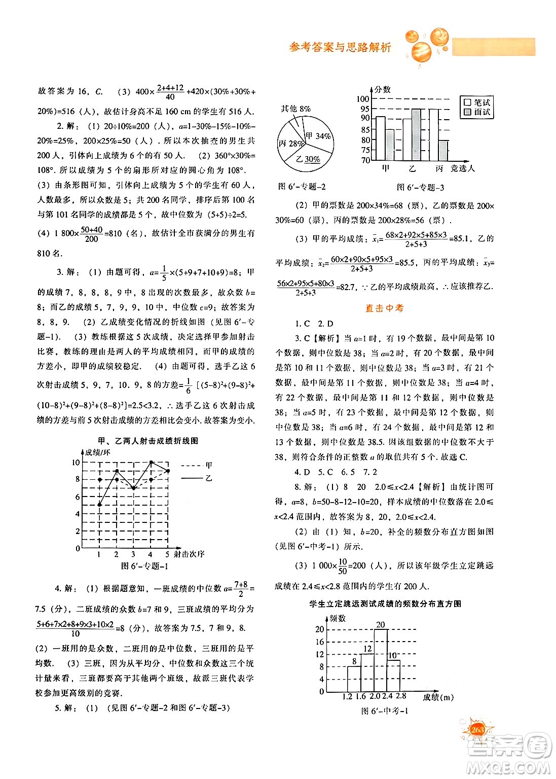 遼寧教育出版社2024年秋尖子生題庫八年級數(shù)學(xué)上冊北師大版答案