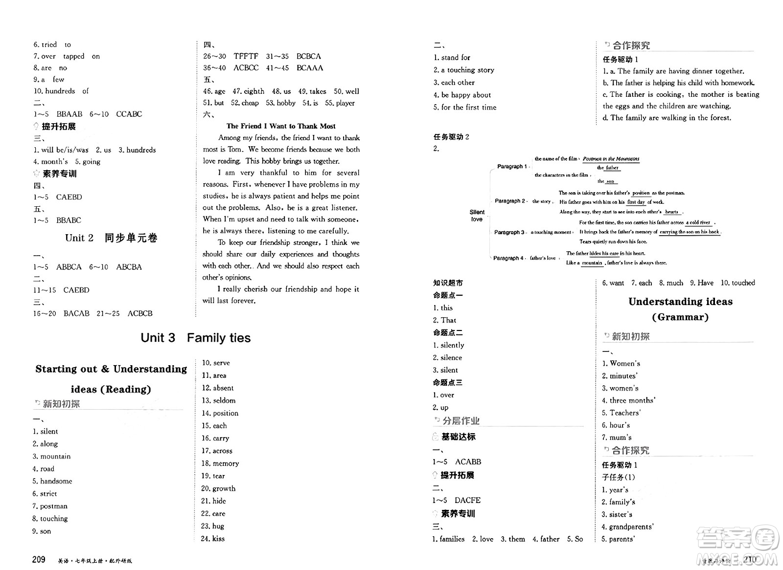 黑龍江教育出版社2024年秋資源與評(píng)價(jià)七年級(jí)英語(yǔ)上冊(cè)外研版黑龍江專(zhuān)版答案