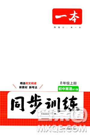 湖南教育出版社2024年秋一本同步訓(xùn)練八年級(jí)英語上冊外研版答案