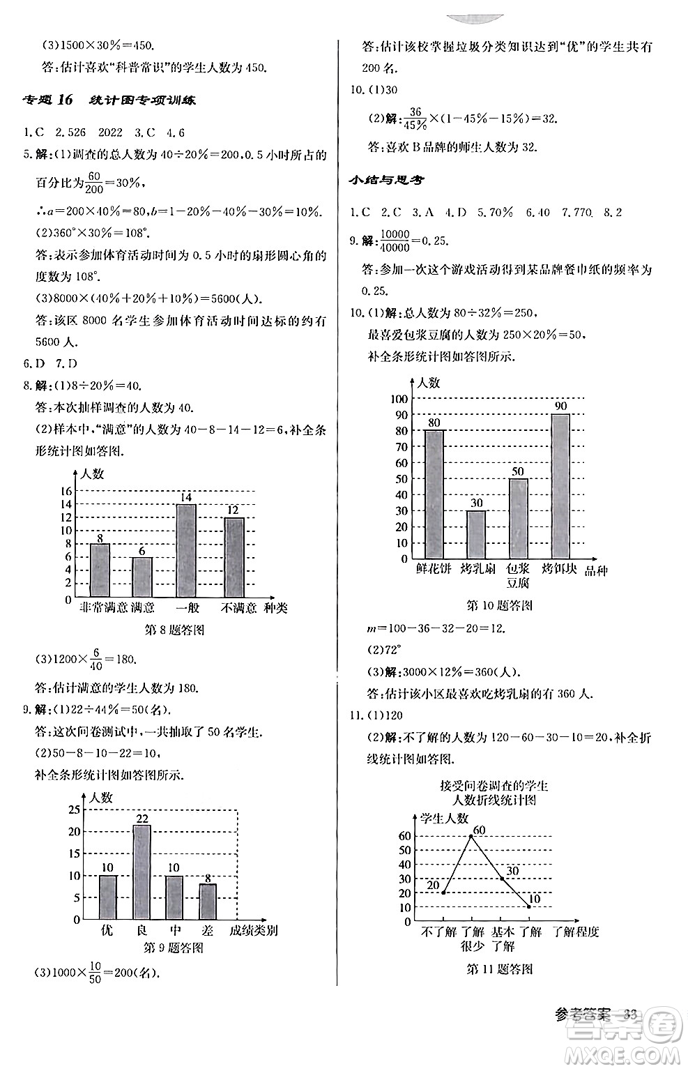 龍門書局2024秋啟東中學作業(yè)本八年級數(shù)學上冊華師版答案