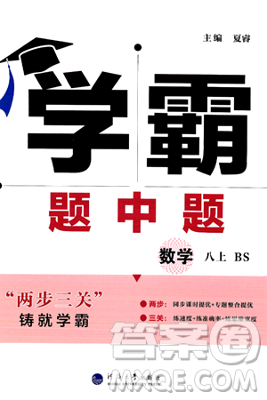 河海大學(xué)出版社2024年秋學(xué)霸題中題八年級數(shù)學(xué)上冊北師大版答案