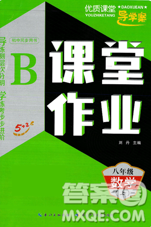 長江少年兒童出版社2024年秋優(yōu)質(zhì)課堂導(dǎo)學(xué)案課堂作業(yè)八年級數(shù)學(xué)上冊人教版答案