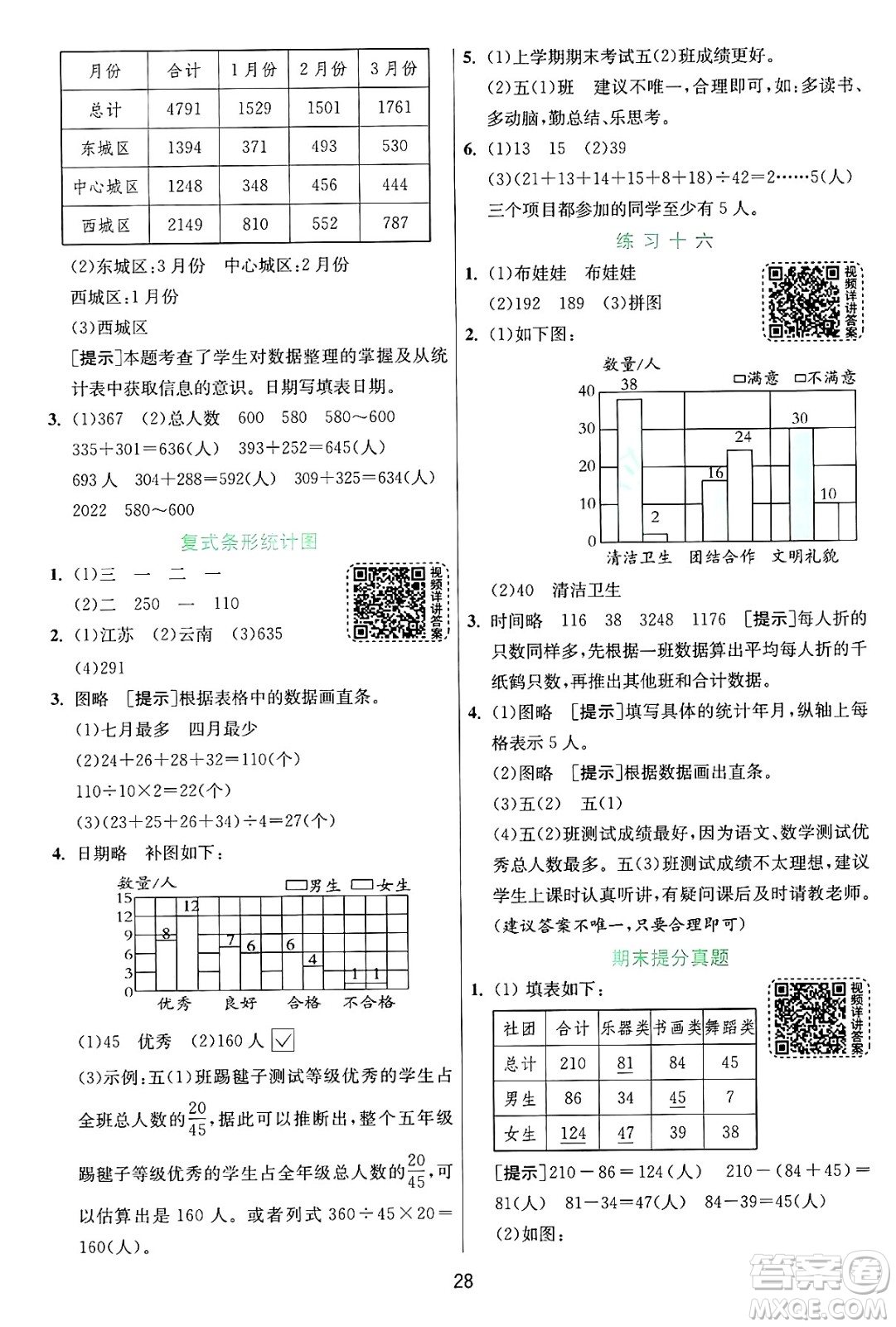 江蘇人民出版社2024年秋春雨教育實驗班提優(yōu)訓(xùn)練五年級數(shù)學(xué)上冊蘇教版江蘇專版答案