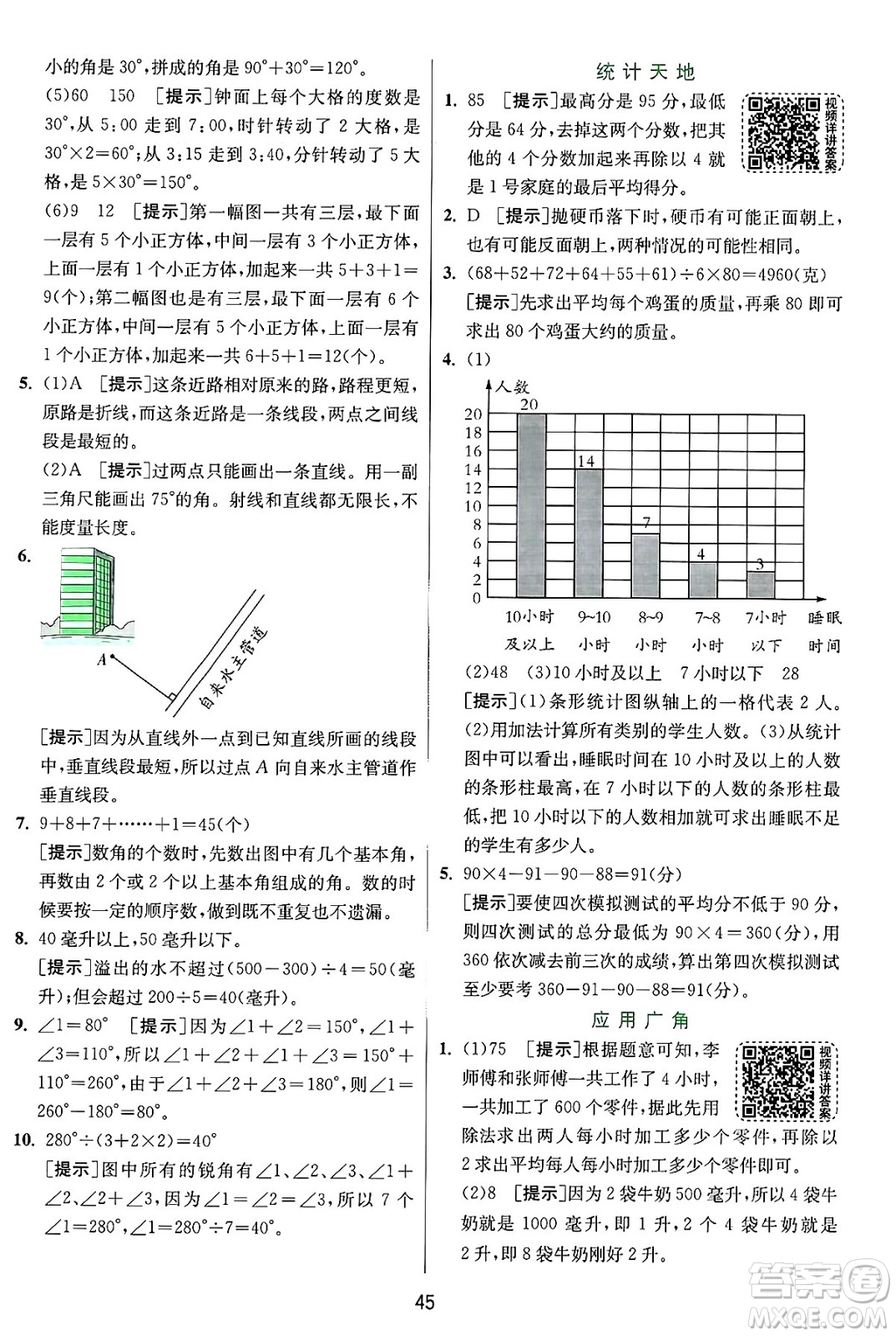 江蘇人民出版社2024年秋春雨教育實驗班提優(yōu)訓練四年級數(shù)學上冊蘇教版江蘇專版答案