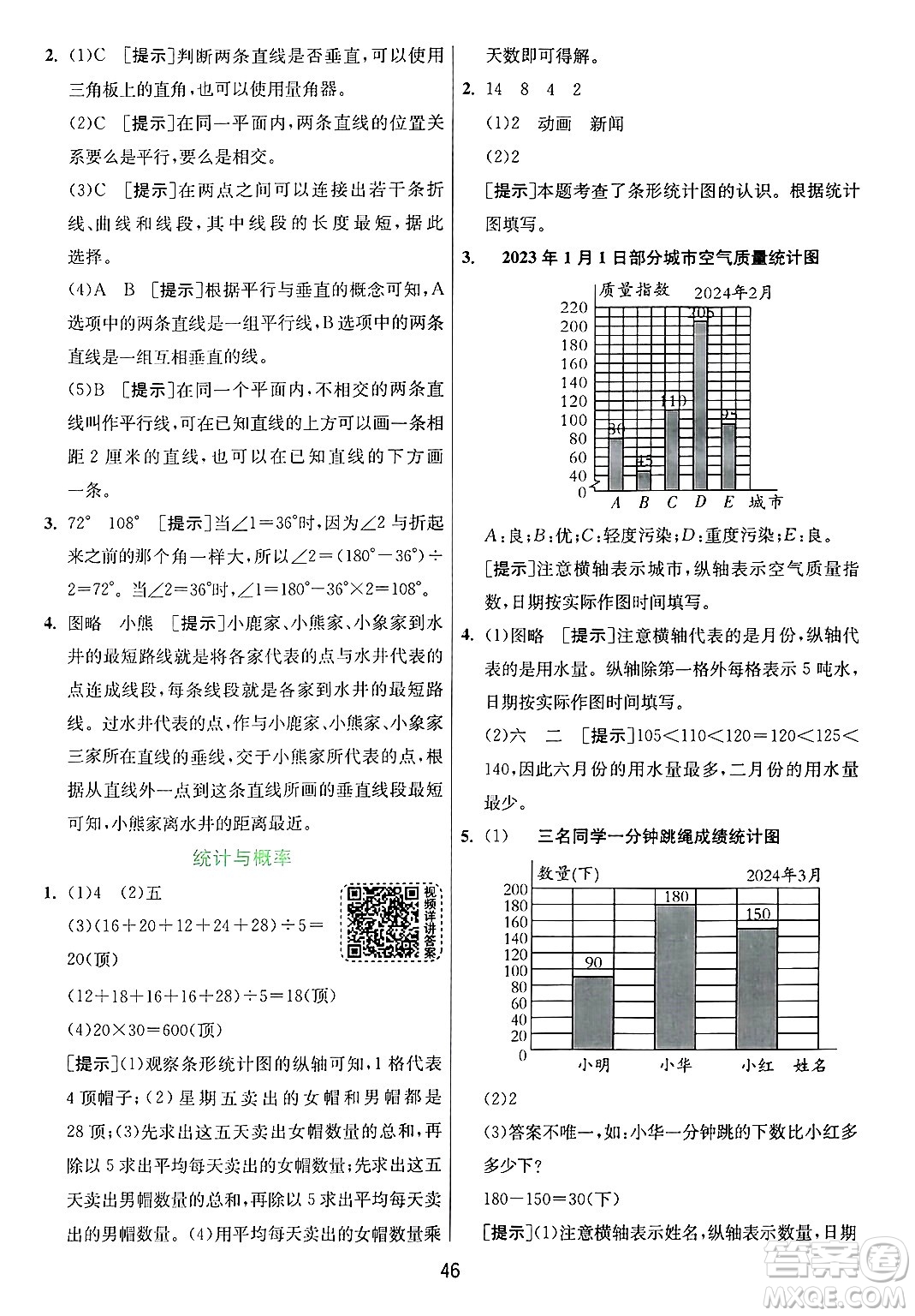 江蘇人民出版社2024年秋春雨教育實(shí)驗(yàn)班提優(yōu)訓(xùn)練四年級(jí)數(shù)學(xué)上冊(cè)青島版山東專(zhuān)版答案