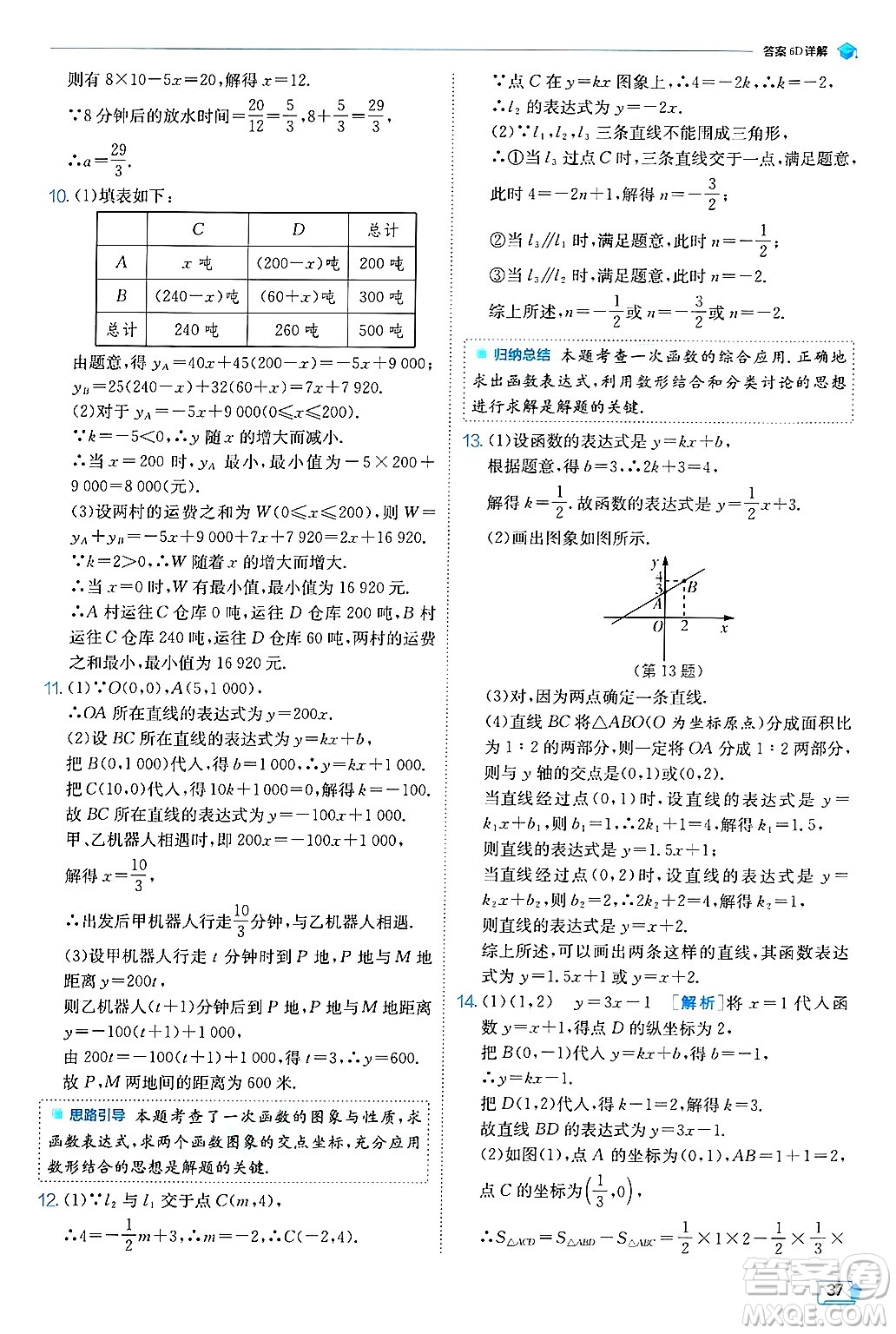 江蘇人民出版社2024年秋春雨教育實(shí)驗(yàn)班提優(yōu)訓(xùn)練八年級(jí)數(shù)學(xué)上冊(cè)北師大版答案