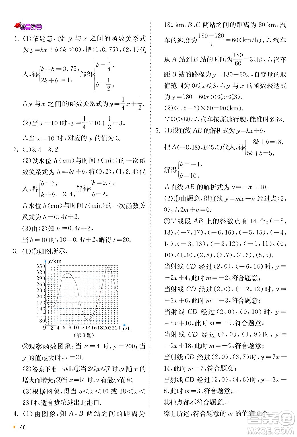 江蘇人民出版社2024年秋春雨教育實(shí)驗(yàn)班提優(yōu)訓(xùn)練八年級(jí)數(shù)學(xué)上冊(cè)滬科版答案