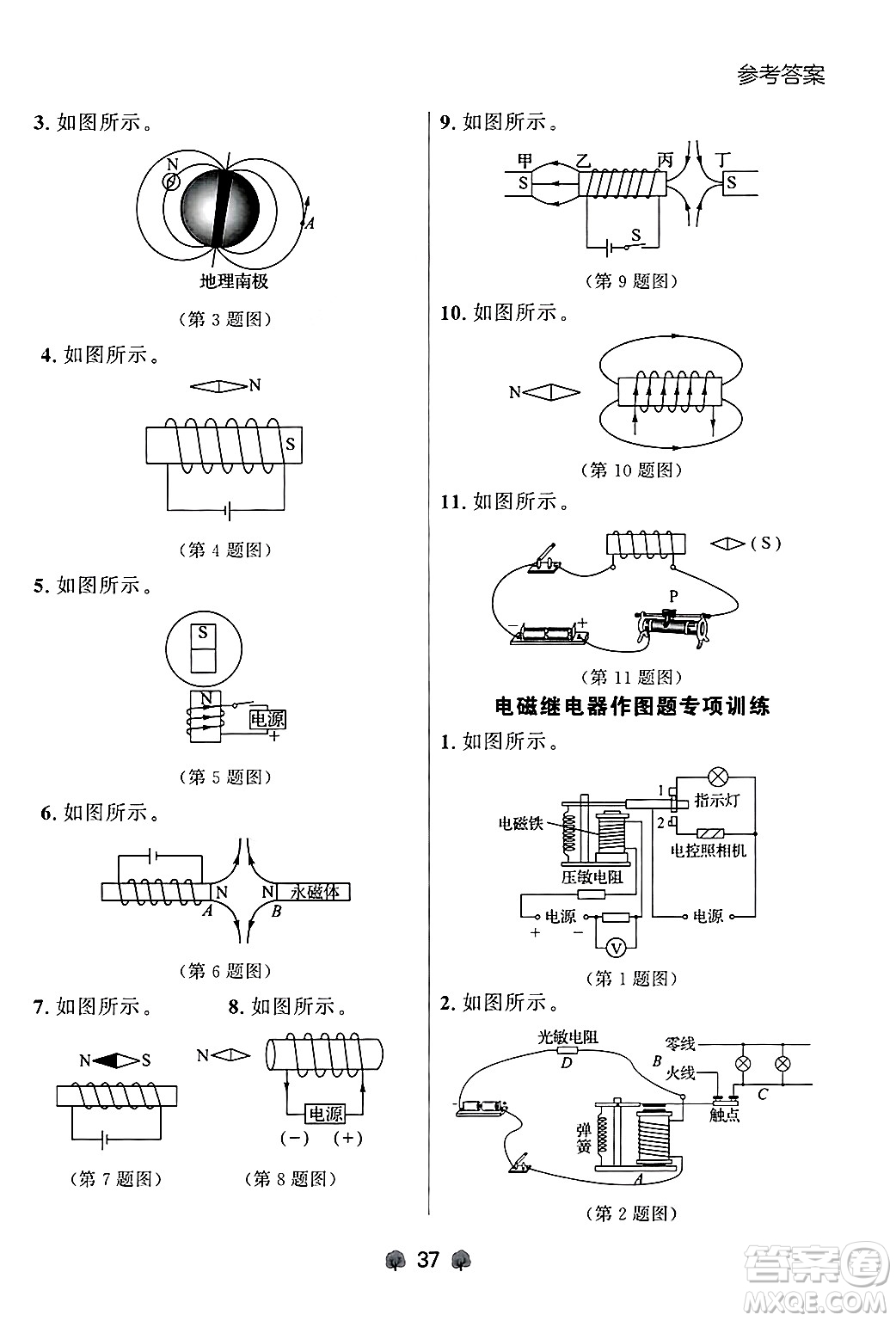 大連出版社2025年秋點(diǎn)石成金金牌每課通九年級(jí)物理全一冊(cè)人教版遼寧專版答案