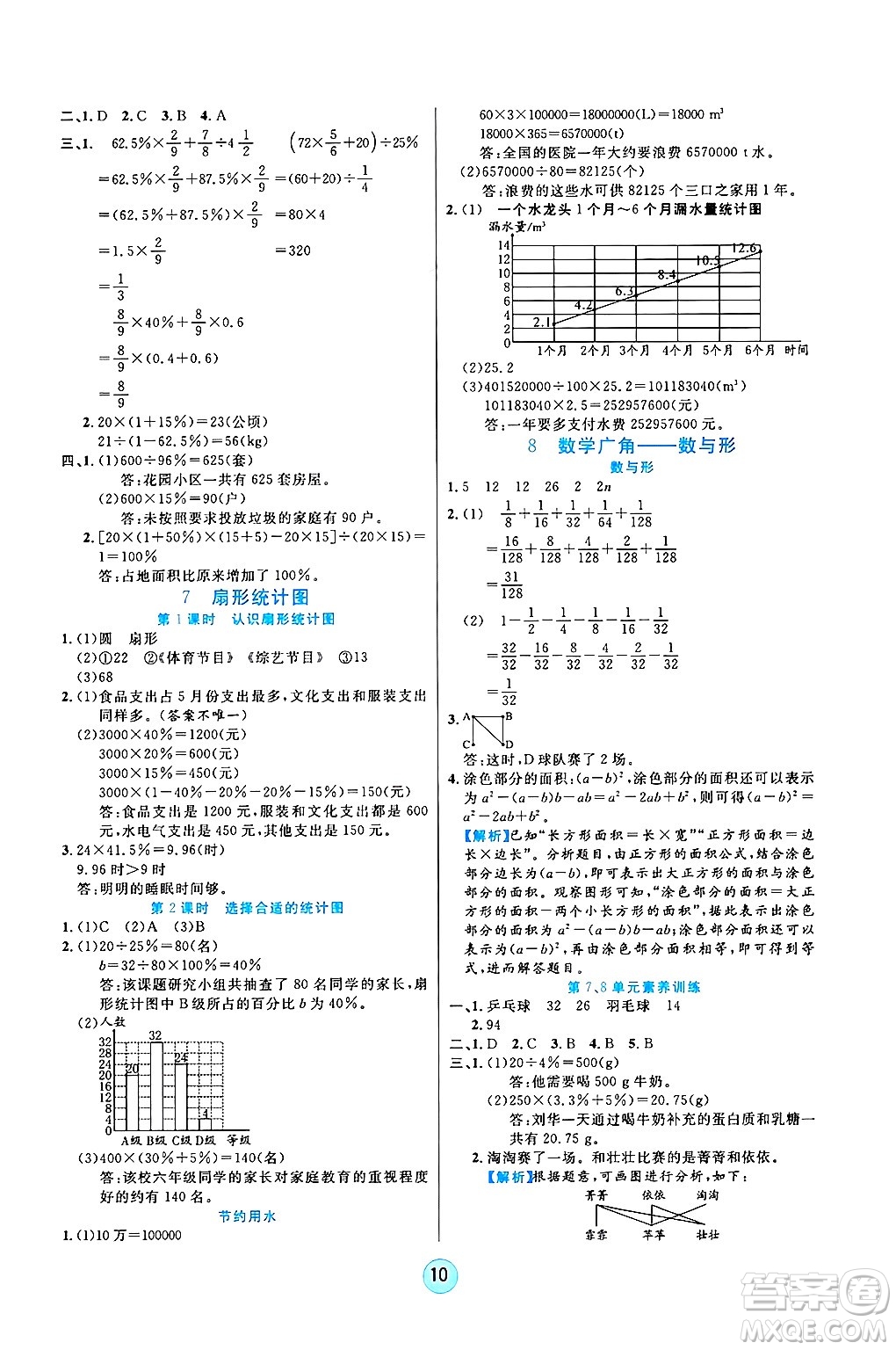 天津科學(xué)技術(shù)出版社2024年秋云頂課堂六年級(jí)數(shù)學(xué)上冊人教版答案