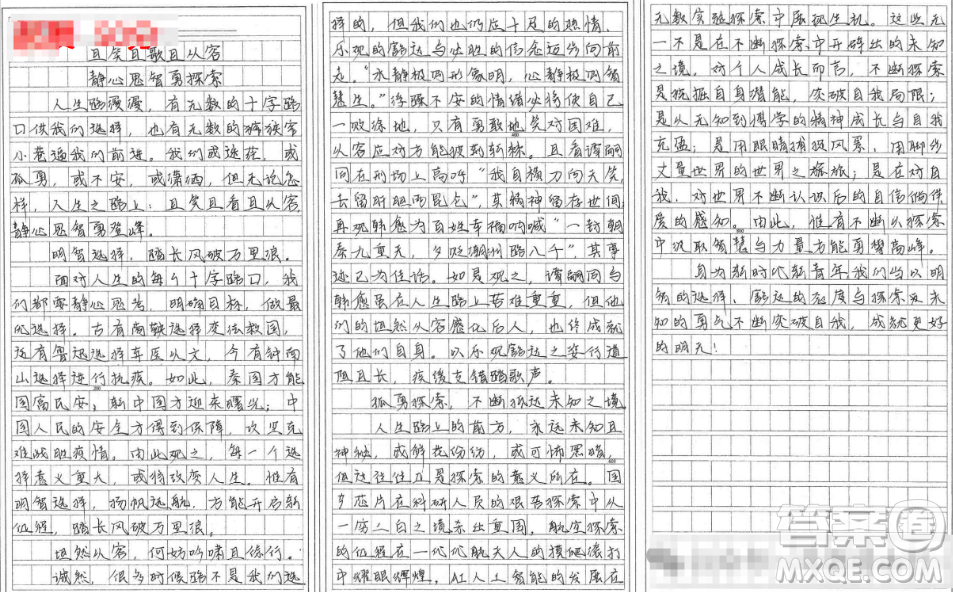 人生或是一段不斷選擇的旅程材料作文800字