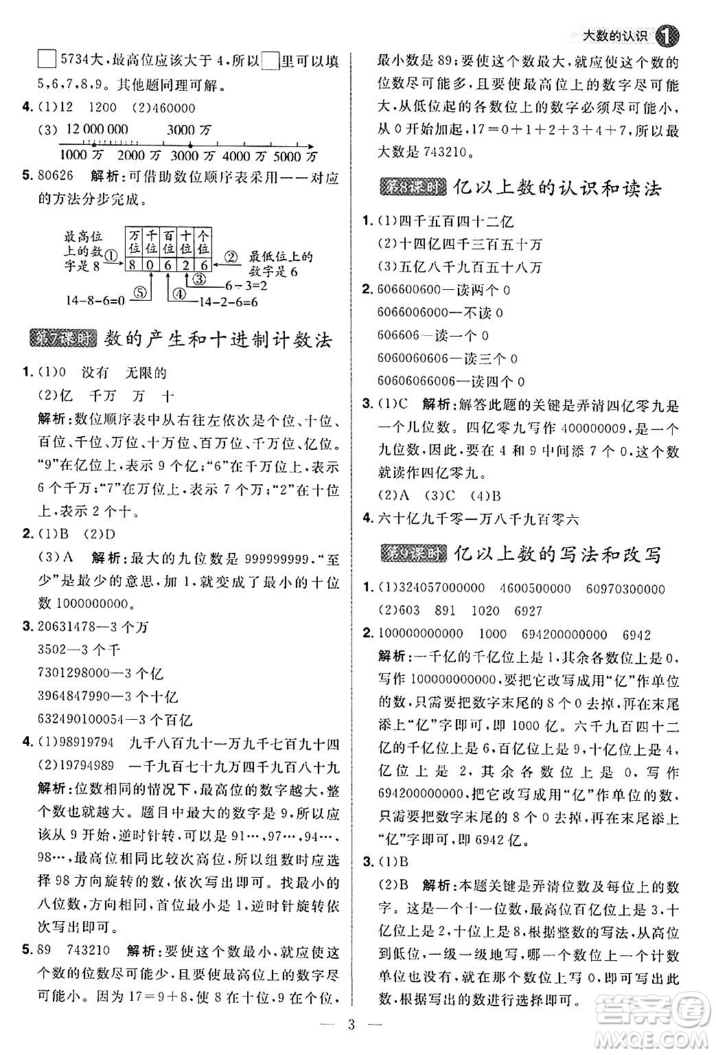 南方出版社2024秋學(xué)緣教育核心素養(yǎng)天天練四年級(jí)數(shù)學(xué)上冊(cè)人教版福建專版答案