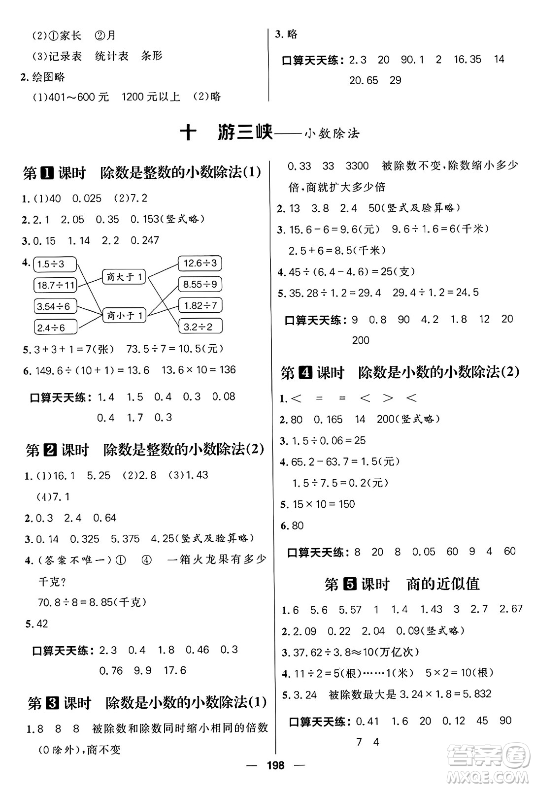 南方出版社2024秋學(xué)緣教育核心素養(yǎng)天天練四年級(jí)數(shù)學(xué)上冊(cè)通用版五四制答案